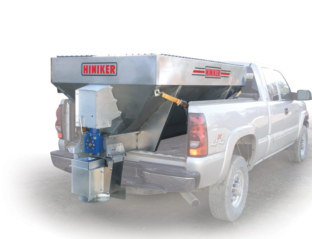 Hiniker DualMotor Electric Salt and Sand Spreaders Hiniker Snowplows