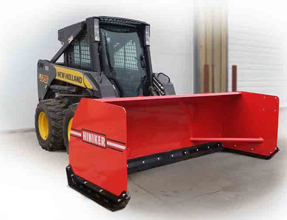 Skid Steer Mounted Plows from Hiniker Hiniker Snowplows